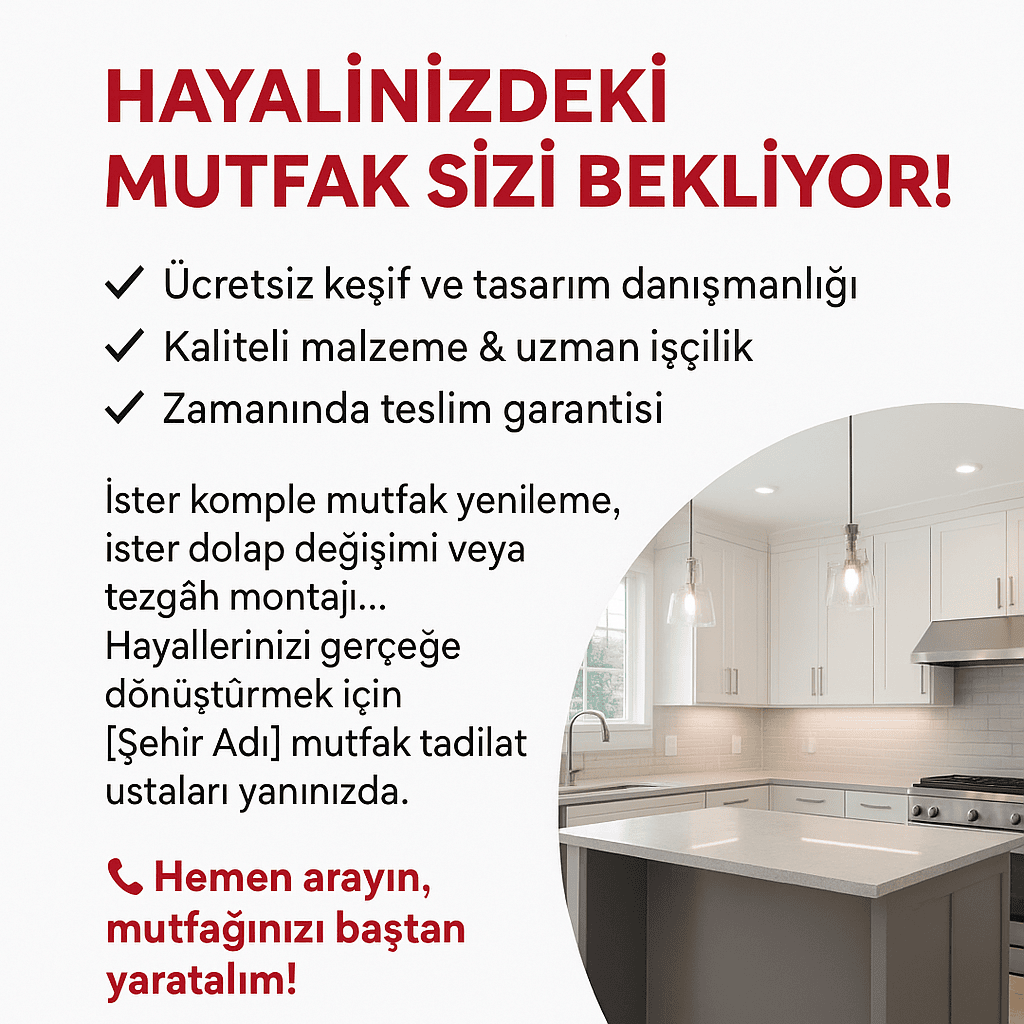 mutfat tamirat yenileme