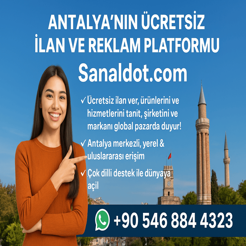 Antalya’nın Ücretsiz İlan ve Reklam Platformu – Sanaldot.com