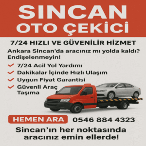 sincan oto kurtarma